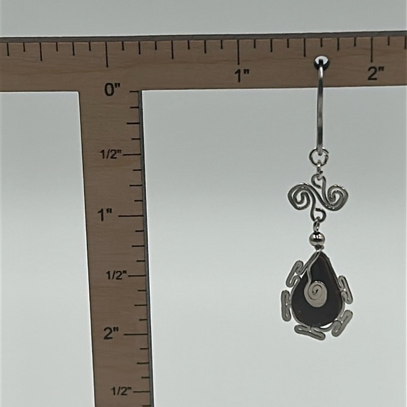 2053- Natural Stone Women's Handmade Earrings NWT - Picture 6 of 7